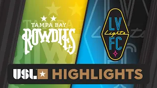 5.25.2024 | Tampa Bay Rowdies vs. Las Vegas Lights FC - Game Highlights