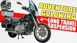 Long Travel Off-Road Suspension on a Vintage Honda Goldwing | Flight of the Dung Beetle