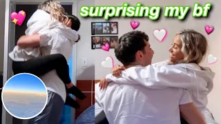 FLYING HOME EARLY TO SURPRISE MY BOYFRIEND *cute reaction*