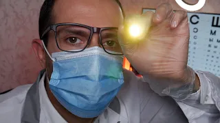 АСМР Офтальмолог: Быстрый Осмотр Глаз и Проверка Зрения