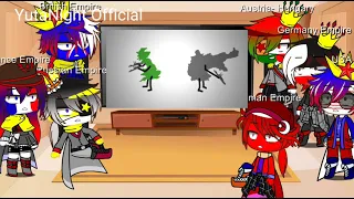 Past Countryhumans React to Oversimplied Ww1 Part[2] Eps 4 Yess Now there is a tamnel