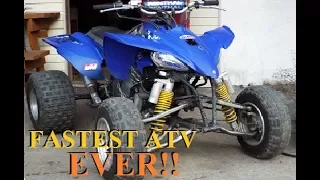 Fastest ATV Ever??? YOU DECIDE, 100 PLUS MPH GSX600F KATANA MOTOR