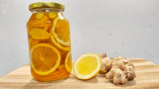 Lemon and ginger for strong immunity, and against colds, 🍋 here's how to use it