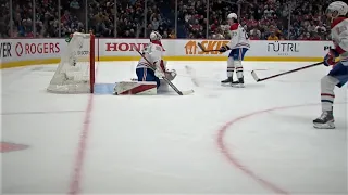 Elias Pettersson Blows This One Past Montembeault With This Wicked Wrister