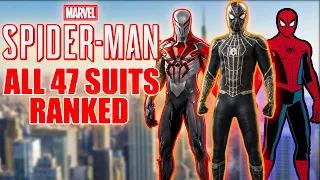 All 47 Suits Ranked! Marvel's Spider-Man Remastered | PS5