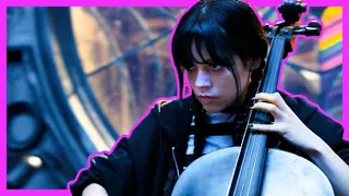 Wednesday Cello Theme - Paint It Black |1 Hour|