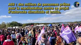 A69 : des milliers de personnes prêtes pour la manifestation contre ce projet climaticide et inutile