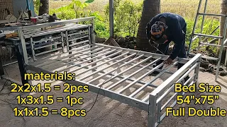 Detachable Bed making, Step by Step,, bed size 54"x75" full double
