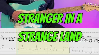 How to REALLY play the Stranger in a Strange Land Guitar Solo - MasterThatSolo! #09 [ANIMATED TAB]