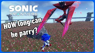 Parrying in Sonic Frontiers is a bit overpowered