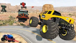 MONSTER JAM MADNESS #38 | Crashes, Jumps and Freestyle Tournament! - BeamNG Drive