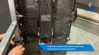 Stacking installation of RC series Rental LED display