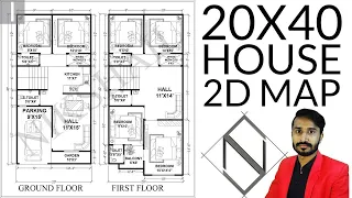 20X40 House plan 20X40 ke ghar ka naksha plan D by nikshail