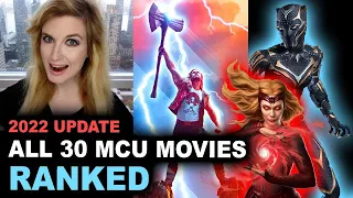 MCU Movies RANKED 2022 - Worst to Best - Multiverse of Madness, Wakanda Forever, Thor Love & Thunder