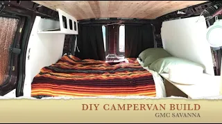 DIY Camper Van Build - GMC Savana Adventure campervan