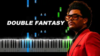 The Weeknd ft. Future - Double Fantasy Piano Tutorial