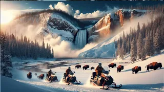 Snowmobiling Tour in Yellowstone's Grand Canyon | A lifetime experience !