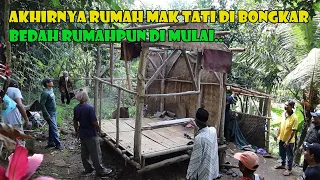 Akhirnya Rumah Mak Tati Kita Bongkar Hari Ini...Saking Kecilnya Bongkarnya Cuma Setengah Jam Beres.