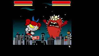 Power Puff Girls: All Monsters Attack Flash Gameplay (All monsters and moves)