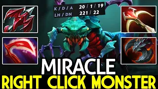 MIRACLE [Weaver] Insane Right Click Monster Full Physical Damage Dota 2