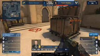 WHAT A MINDGAME FROM APEX VS S1MPLE ! 500 IQ - FINAL IEM BEIJING VITALITY VS NAVI - MAP 5 MIRAGE