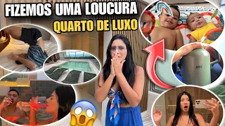 FOMOS PARA UM QUARTO DE LUXO SEM NOSSOS BEBÊS!! *DECIDIMOS FAZER A JADE?* 😱❤️