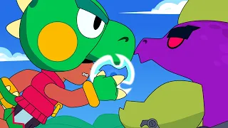 BRAWL STARS ANIMATION - DINO LEON ORIGIN