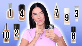 RANKING ALL THE NEW FOUNDATIONS BEST TO WORST!!
