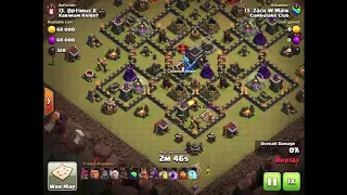 TH9 3-Star Attack Strategy | Queen Walk Mass Hog | Clash of Clans CWL Attacks