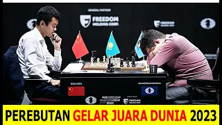 RONDE 5 PEREBUTAN GELAR JUARA DUNIA CATUR 2023 IAN NEPOMNIACHTCHI VS DING LIREN | Chess Championship