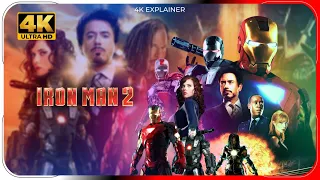 Iron Man 2 (2010) 4K Film Explained In Hindi/Urdu | Iron Man 2 Summarized in हिन्दी | UHD