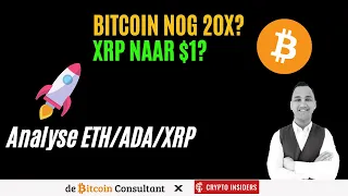 Bitcoin nog 20X? Kan XRP naar $1? + Analyse ETH/ADA