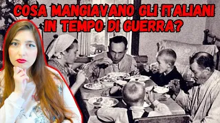 What did Italians eat during World War II?