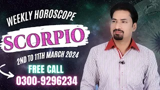 Scorpio 2nd To 11th March 2024 | Ye Hafta Kaisa Rahe Ga | Weekly Horoscope by Rizwan Ahmed