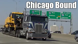 Cabover Peterbilt Uses Mercedes As Camera Car To Chicago
