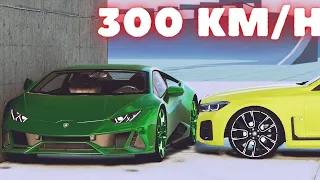 Lamborghini Huracan VS BMW 760LI   💥 300 KM/H 💥 BeamNG.Drive CRASH test