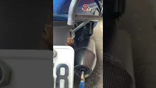 Vespa sprint akrapovic db remove