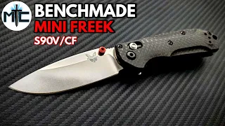 Benchmade 565-1 Mini Freek S90V/CF Folding Knife - Overview and Review