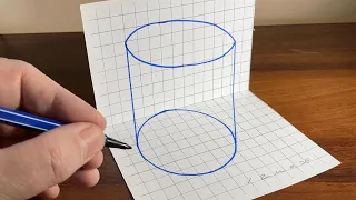 How to Draw a Cylinder Illusion - 3D Trick Art #Drawing #Art #HowToDraw