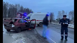 Водитель «Лады» погиб в ДТП с «Лексусом» в Ивановской области