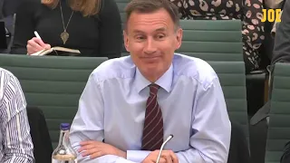 Just Jeremy Hunt being picked apart by MPs in a Select Committee