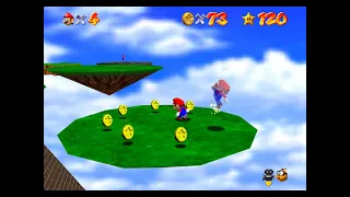 [TAS] SM64 - WF 100 coins + Red Coins on the Floating Isle (52"80)