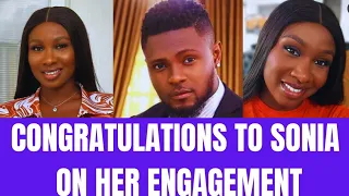 Congratulations to Sonia uche on her Engagement