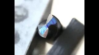 Ideal sharpening of a spiral drill with a sharpener Strogova