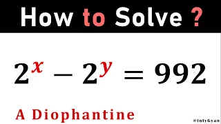 A Quick and Easy Solution to Diophantine Exponential Equation