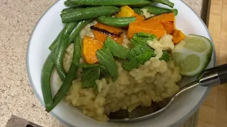 Italian + Thai = ??? - Cooking with Cap! (Thai Curry Risotto with Squash & Green Beans)