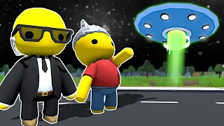 A UFO TRIED TO ABDUCT ME! - Wobbly Life Multiplayer NEW Update!