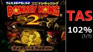 [TAS] Super Donkey Kong 2 (Donkey Kong Country 2) 102% in 1:19:21