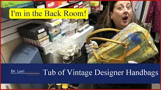 In the Back Room! How to Spot Louis Vuitton, Bottega Veneta & Fendi Handbags - Thrift with Dr. Lori