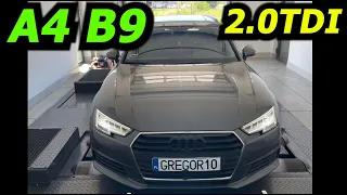 Audi A4 B9 2.0TDI 150KM DEUA Ile bezpiecznie możemy wyciągnąć mocy ? GREGOR10 CHIPTUNING